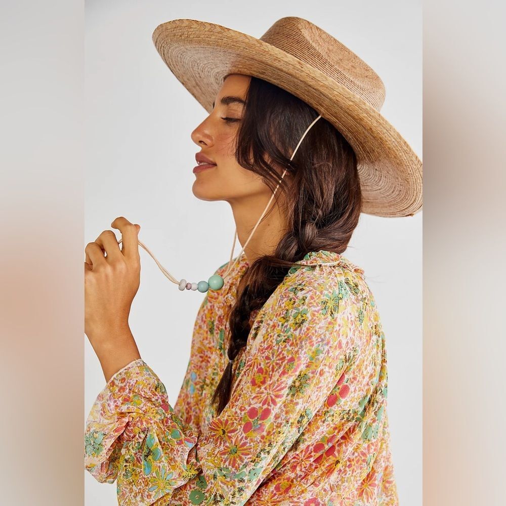 NWT Free People Lack Of Color Western Desert Palma Cowboy Hat Sz L-XL - Picture 7 of 8